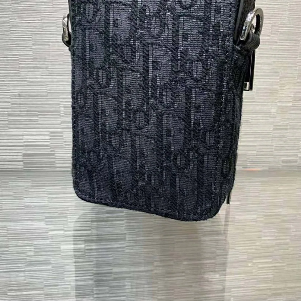 Dior Pouch Black Dior Oblique Jacquard for Men Dior Pouch Black Dior Oblique Jacquard for Men