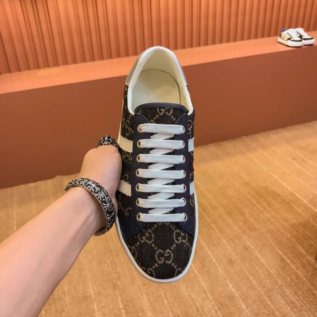 Gucci x Adidas With GG Sneakers Black for Men
