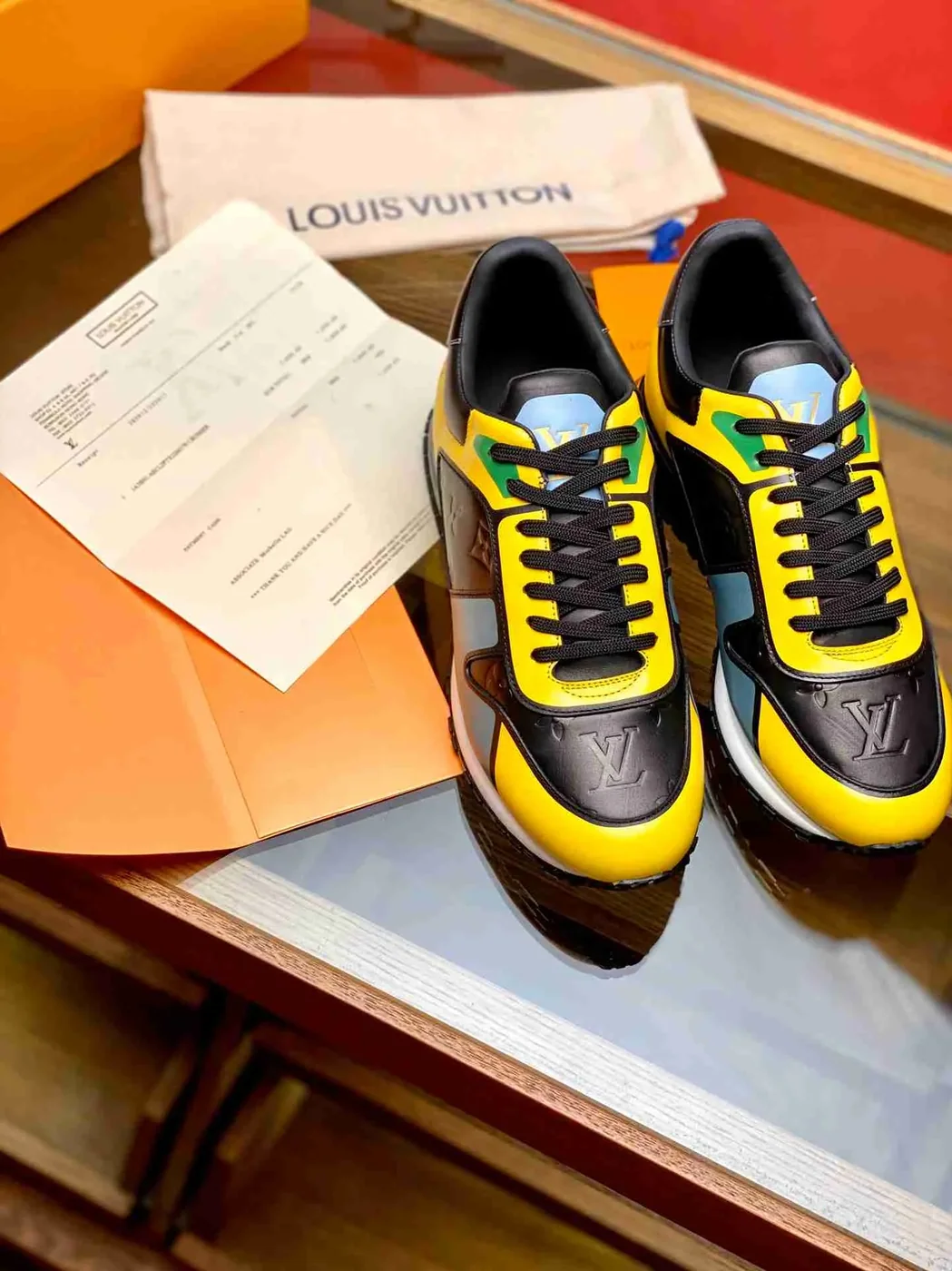 Louis Vuitton Run Away Sneaker Yellow