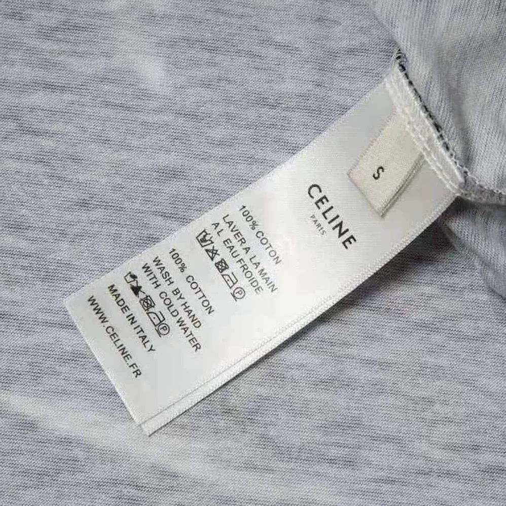 Celine Loose T-shirt in Cotton Jersey for Women in Black Celine Loose T-shirt in Cotton Jersey for Women in Black