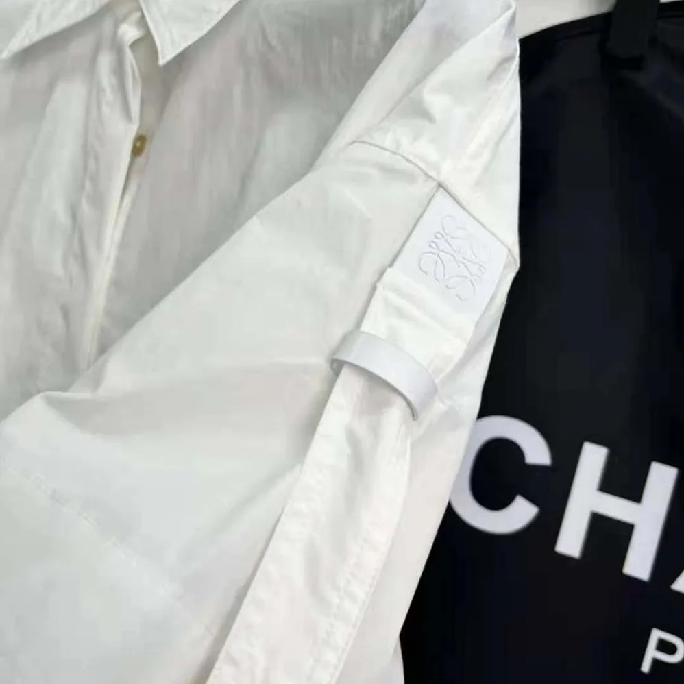 Loewe Cropped Workwear Shirt in Cotton for Women