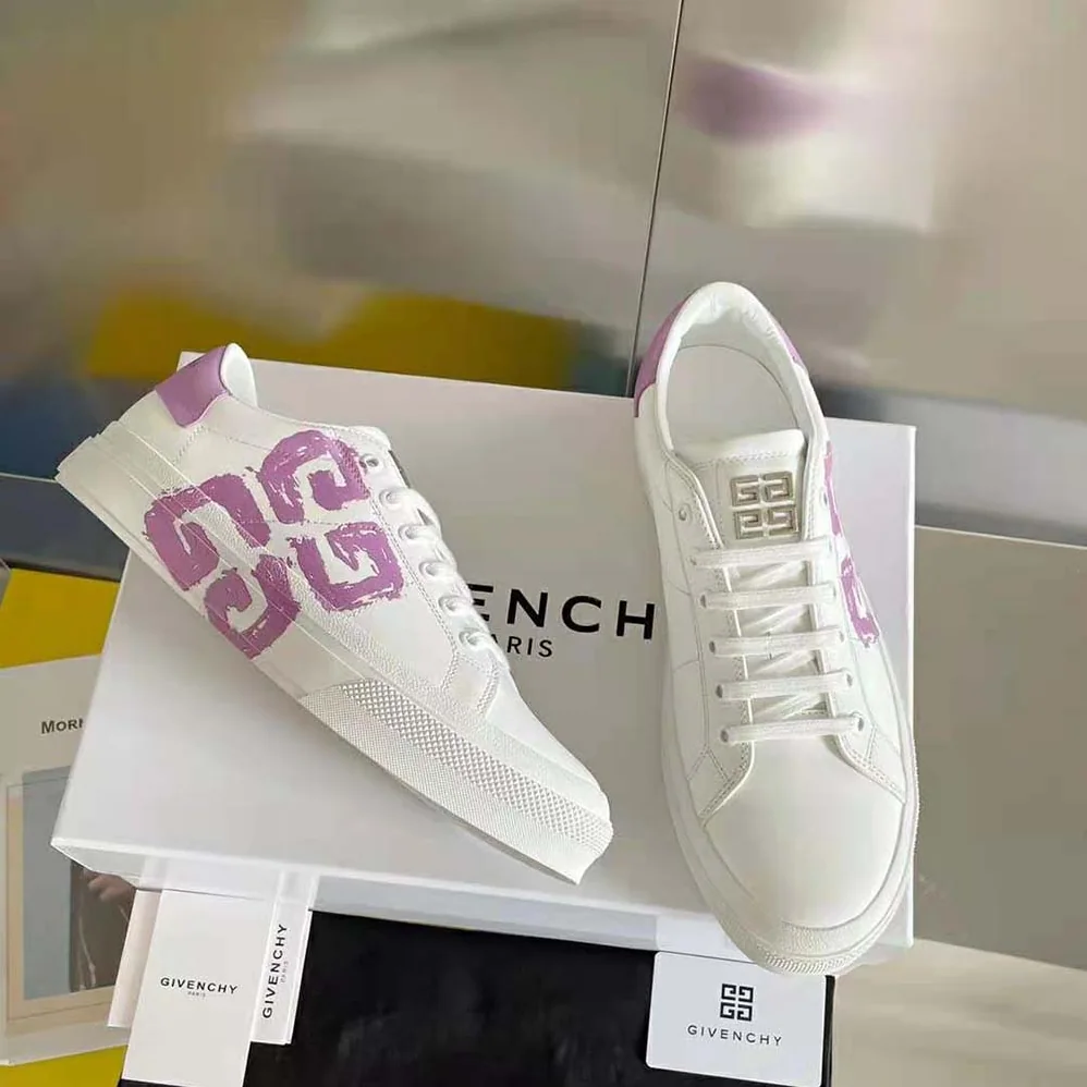 Givenchy Sneakers City Sport in 4G Printed Leather for Unisex in Purple Givenchy Sneakers City Sport in 4G Printed Leather for Unisex in Purple