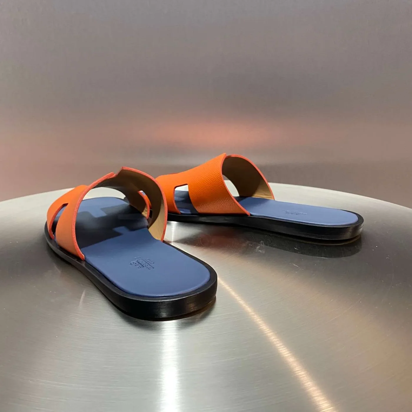 Hermes Oran Sandal Orange