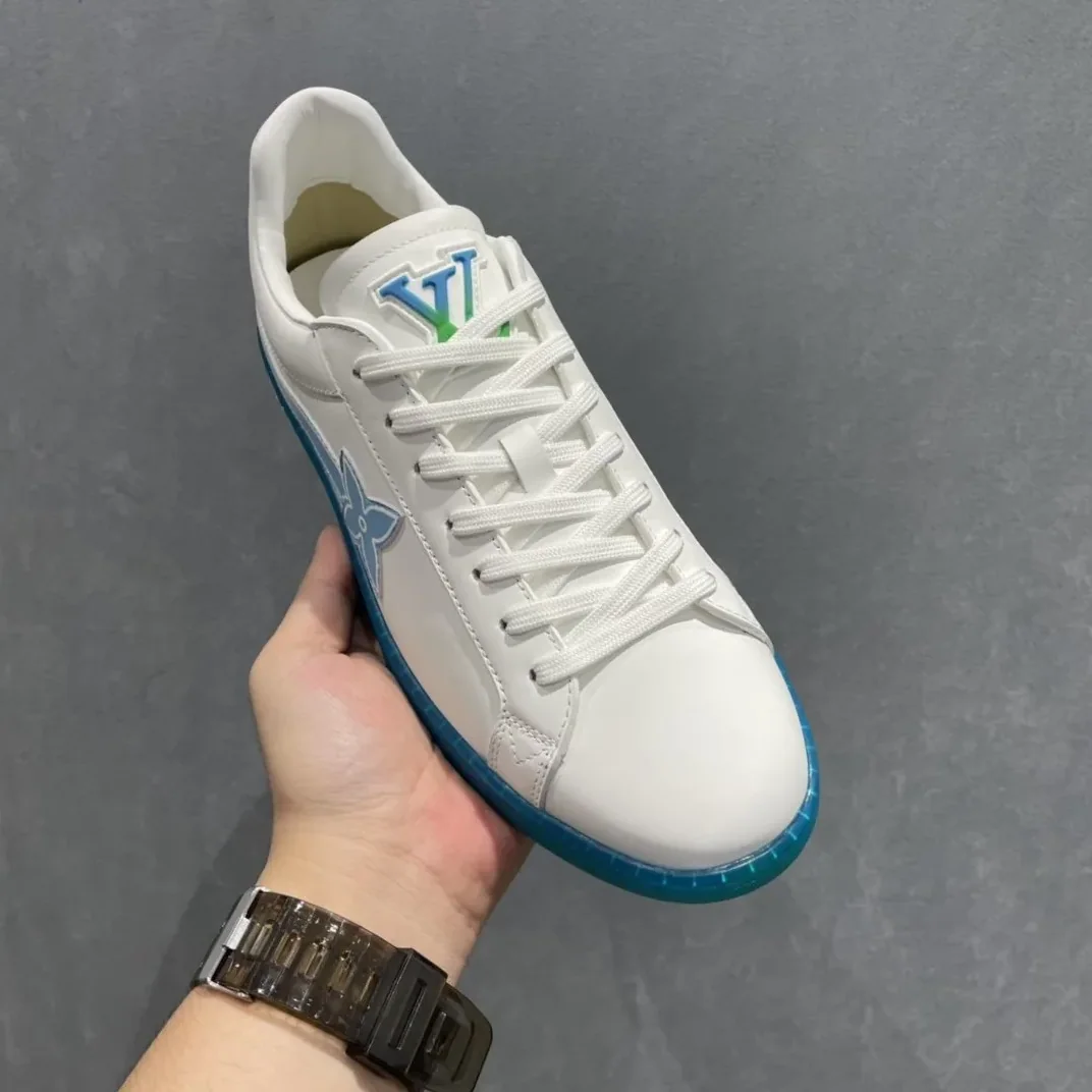 Louis Vuitton Luxembourg Samothrace Sneaker Blue LV 1A9FZ5 Louis Vuitton Luxembourg Samothrace Sneaker Blue LV 1A9FZ5