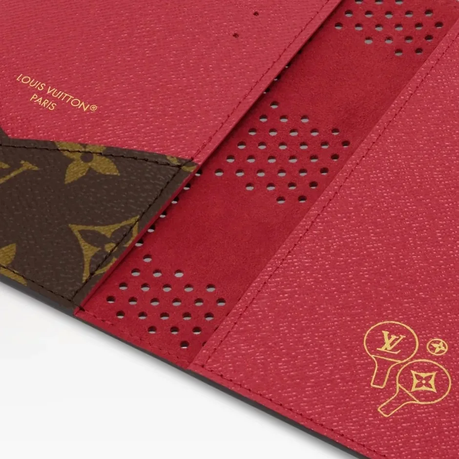 Louis Vuitton Passport Cover in Red Monogram