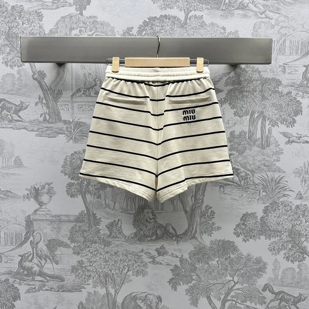 Miu Miu Cotton Fleece Shorts for Women Miu Miu Cotton Fleece Shorts for Women