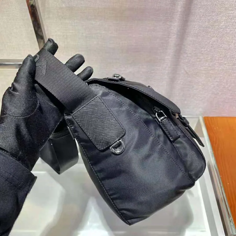 Prada Re-Nylon Shoulder Bag for Women in Black