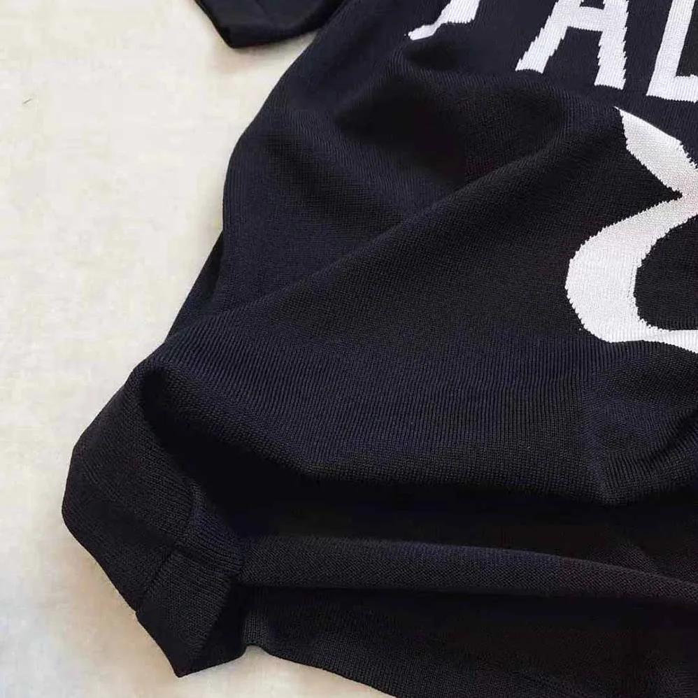 Dior J adior 8 T-Shirt Black Cotton Jersey and Linen for Women