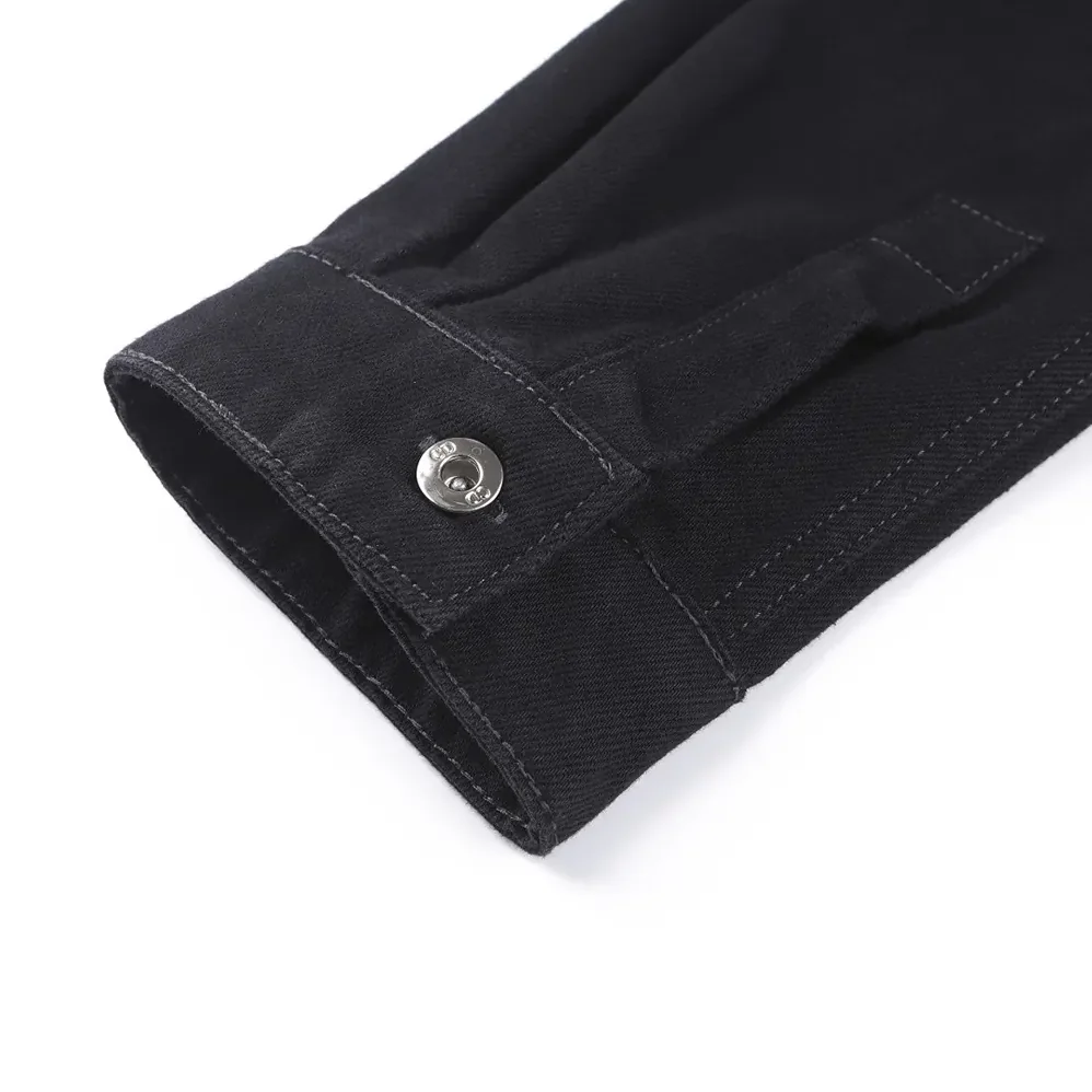 Dior Overshirt with Dior Clover Embroidery Black Cotton Twill for Men Dior Overshirt with Dior Clover Embroidery Black Cotton Twill for Men