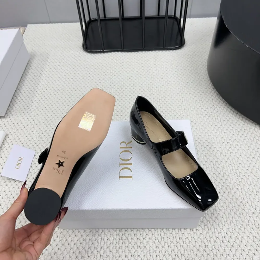 Dior Miss Dior Pump Black Patent Calfskin for Women Dior Miss Dior Pump Black Patent Calfskin for Women