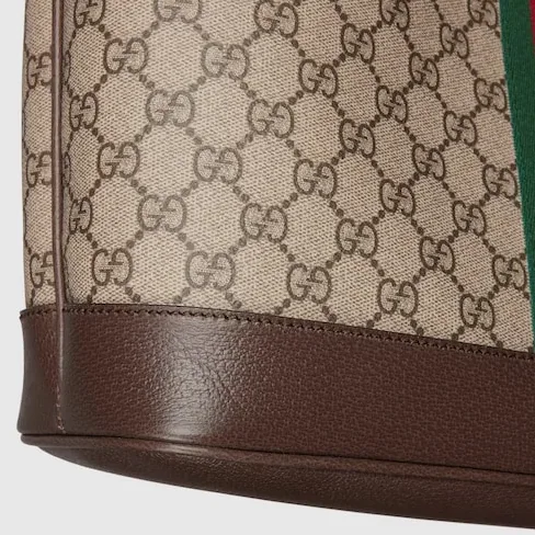 Gucci Ophidia Medium Tote Bag / Beige/ Dark Brown Gold Hardware Gucci Ophidia Medium Tote Bag / Beige/ Dark Brown Gold Hardware