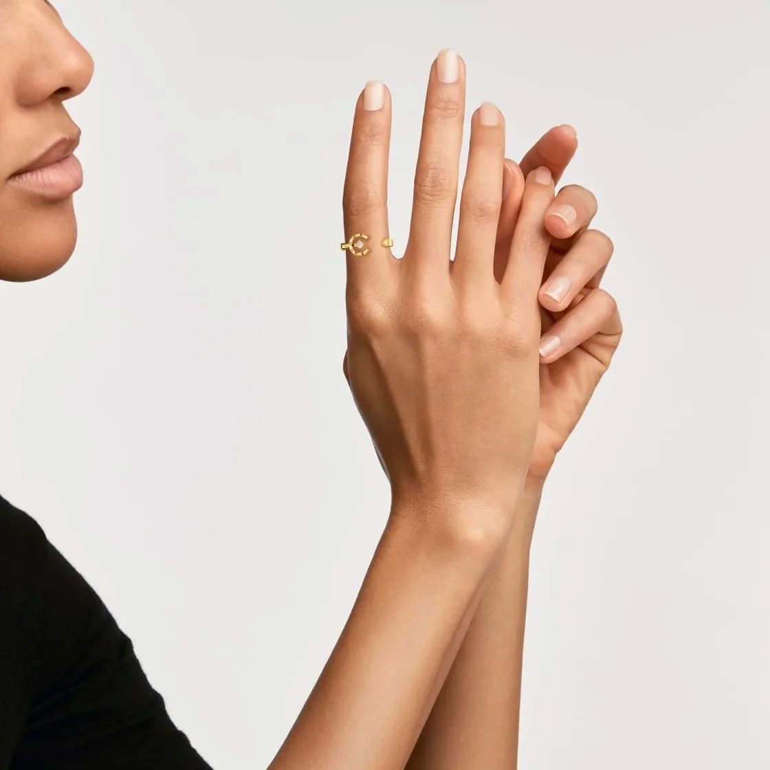 Chanel Coco Ring Gold Hardware