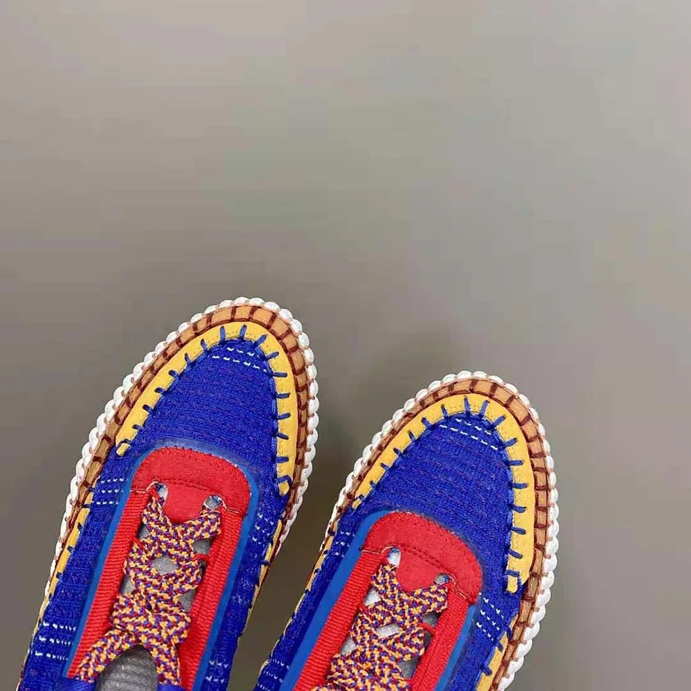 Chloe Nama Sneaker in Recycled Mesh for Women in Blue