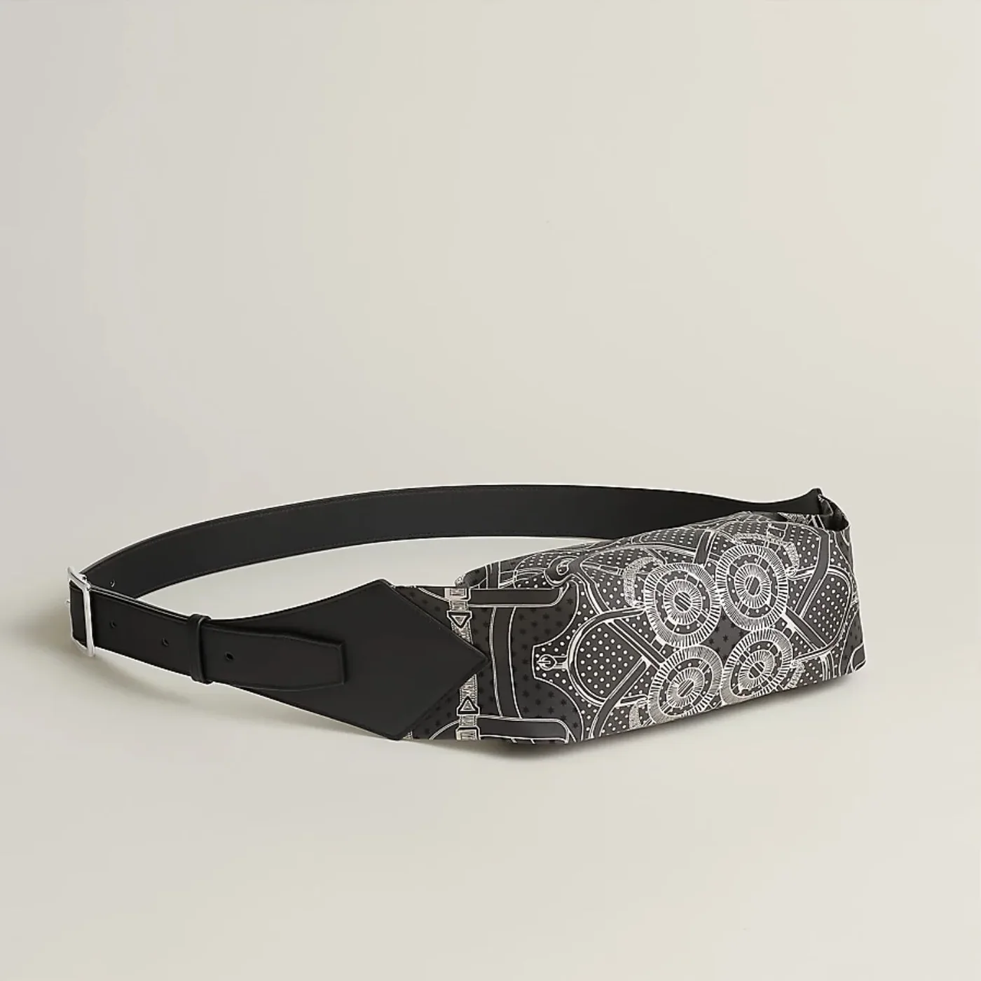 Hermes Banasilk Belt Bag Black /