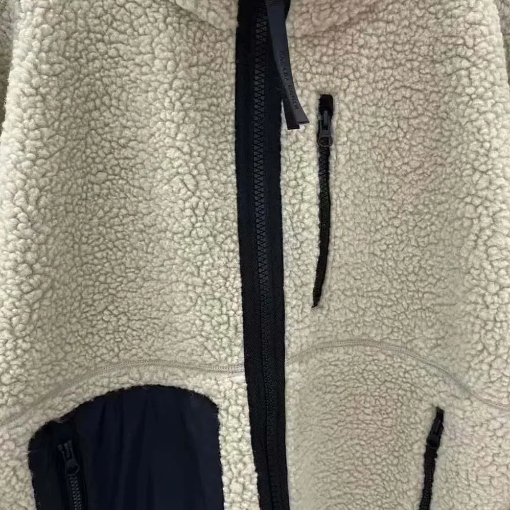 Canada Goose Beige Simcoe Fleece Jacket for Women