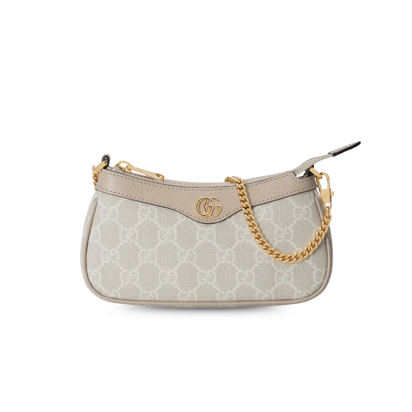 Gucci Ophidia Mini Shoulder Bag in Beige/ White Gold Hardware Gucci Ophidia Mini Shoulder Bag in Beige/ White Gold Hardware