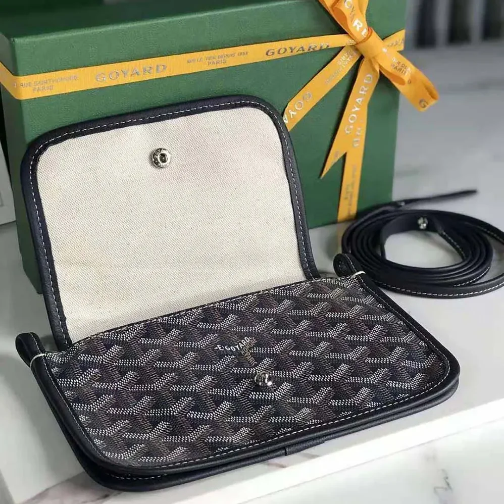 Goyard Plumet Pocket Wallet for Women in Navy