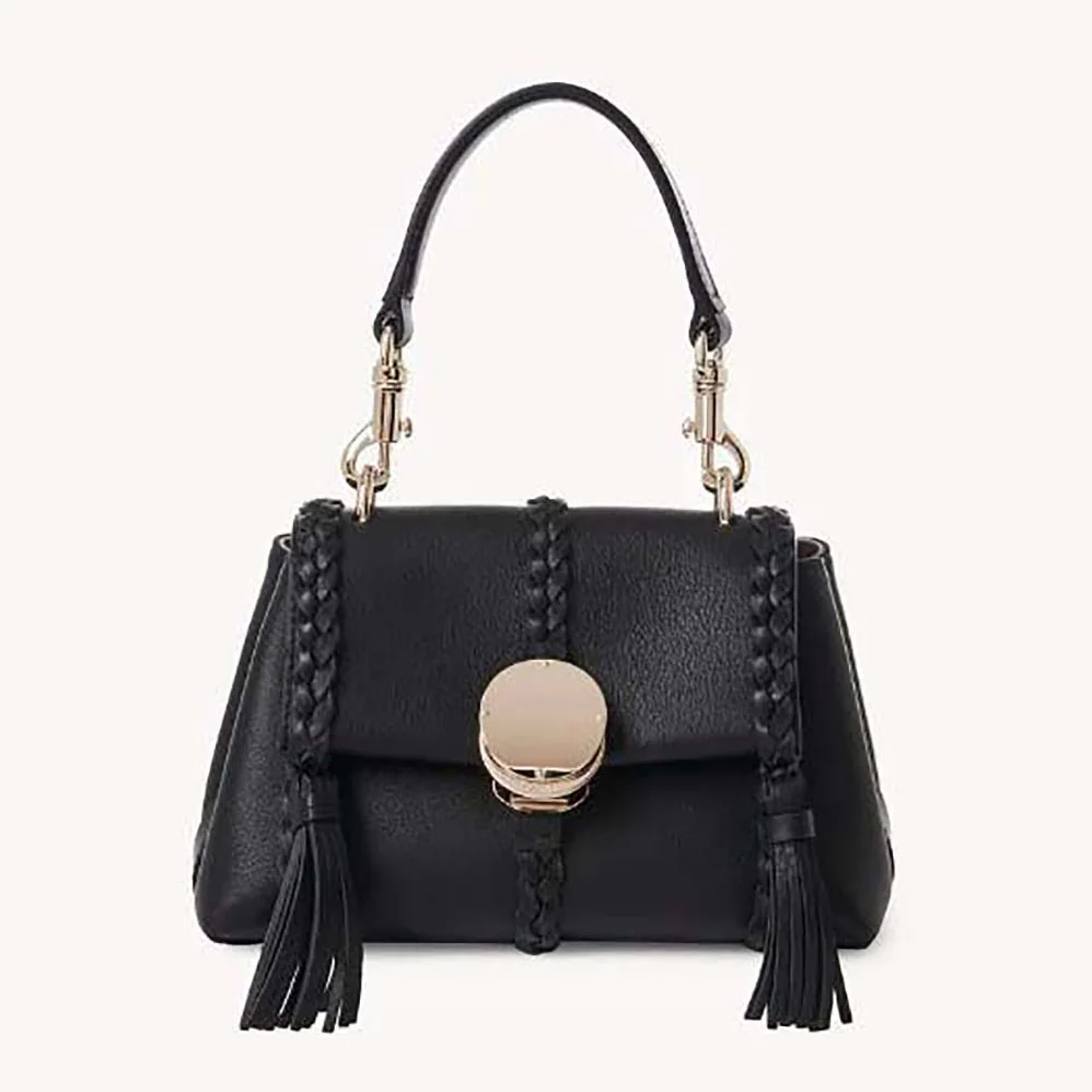 Chloe Penelope Mini Soft Shoulder Bag for Women in Black