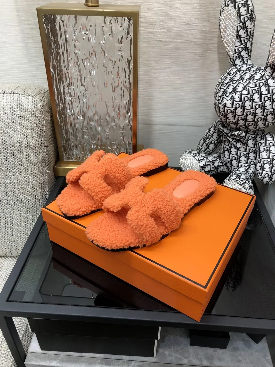 Hermes Oran Sandal Orange Hermes Oran Sandal Orange