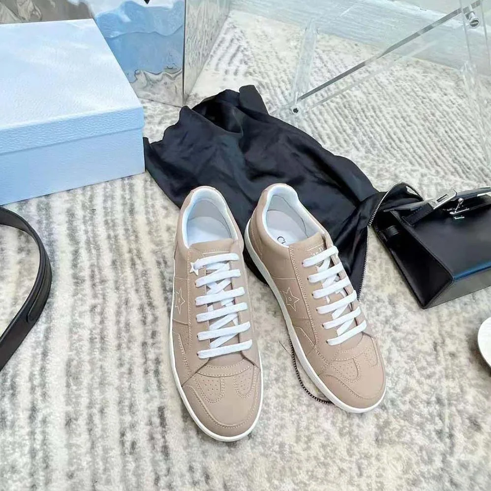 Dior Star Sneaker Nude Calfskin for Women Dior Star Sneaker Nude Calfskin for Women