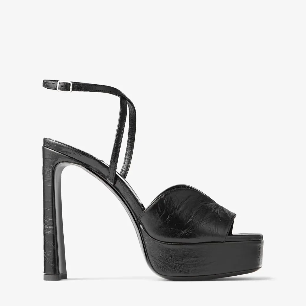 Jimmy Choo Karli Platform 125 Black KARLIPF125BYK