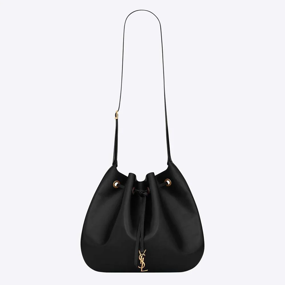 Saint Laurent YSL Paris Vii Large Flat Hobo Bag in Crocodile for Women in Embossed Leather Saint Laurent YSL Paris Vii Large Flat Hobo Bag in Crocodile for Women in Embossed Leather