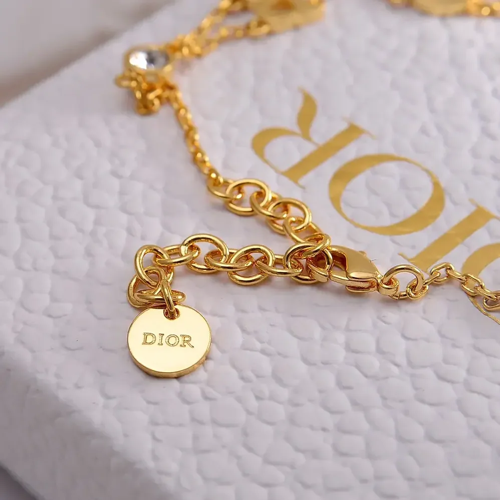 Dior Dio(r)evolution Bracelet Gold-Finish Metal and Silver for Women in Tone Crystals Dior Dio(r)evolution Bracelet Gold-Finish Metal and Silver for Women in Tone Crystals