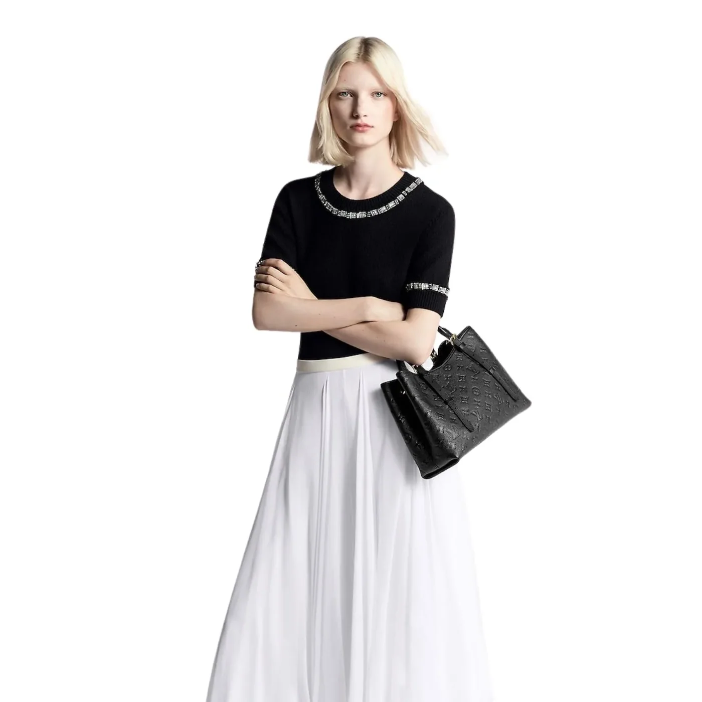 Louis Vuitton Babylone Tote PM Black /