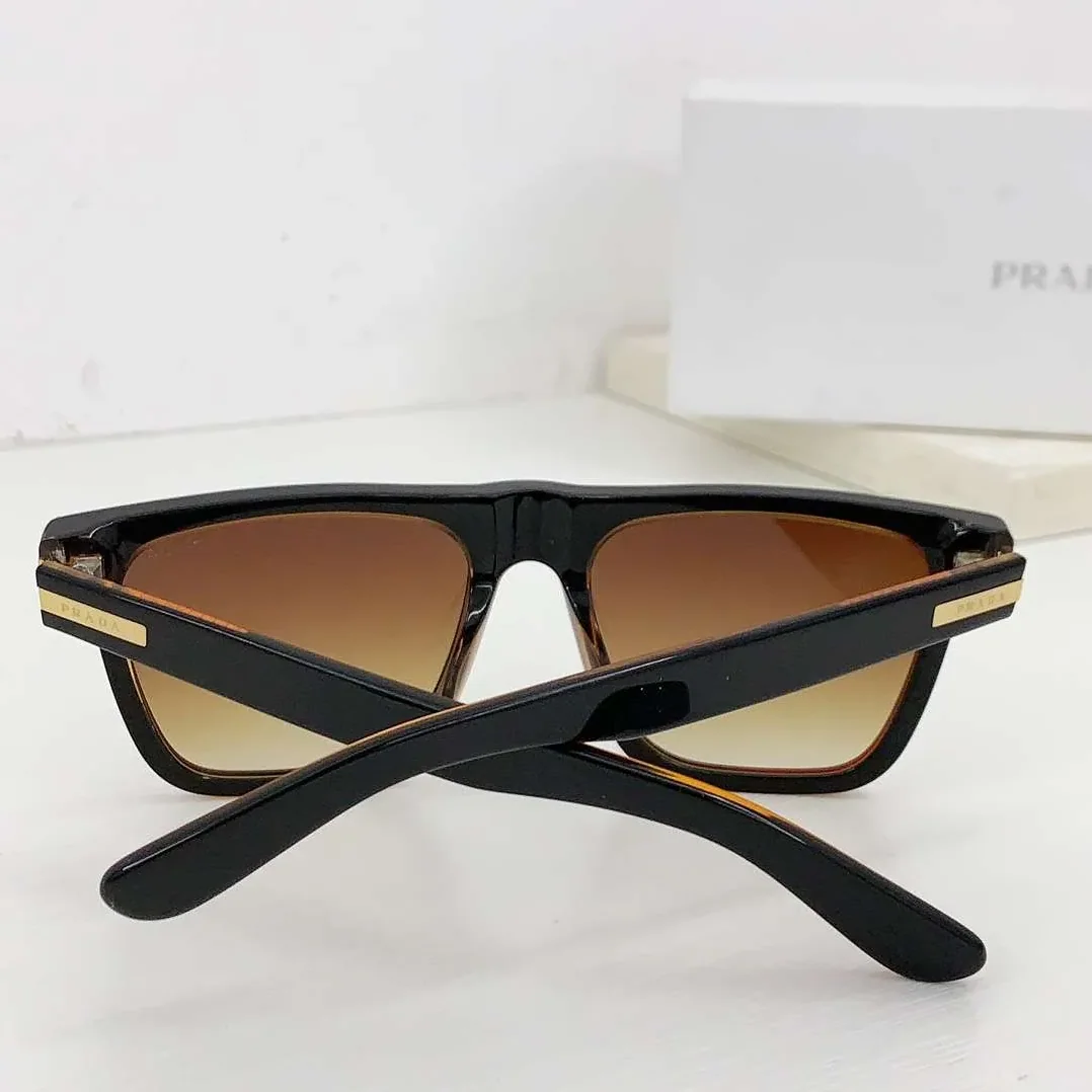 Prada Letter Logo Sunglasses Gold Prada Letter Logo Sunglasses Gold