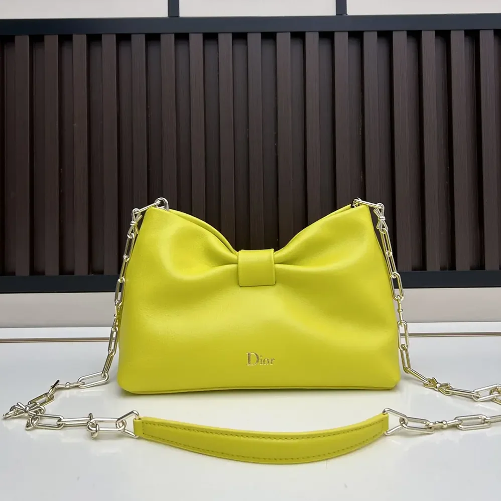 Dior Small Dior Bow Bag Buttercup Lambskin for Women Dior Small Dior Bow Bag Buttercup Lambskin for Women