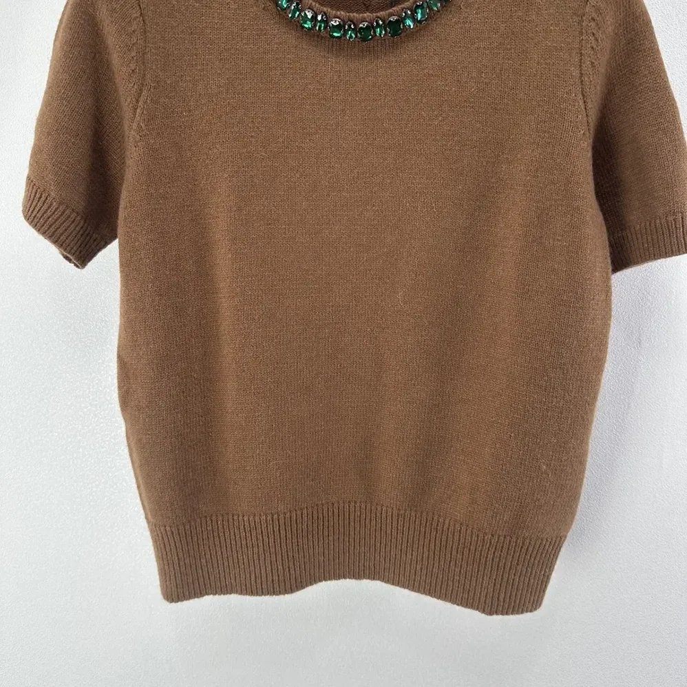 Prada Wool And Cashmere Crew for Women in Neck Sweater