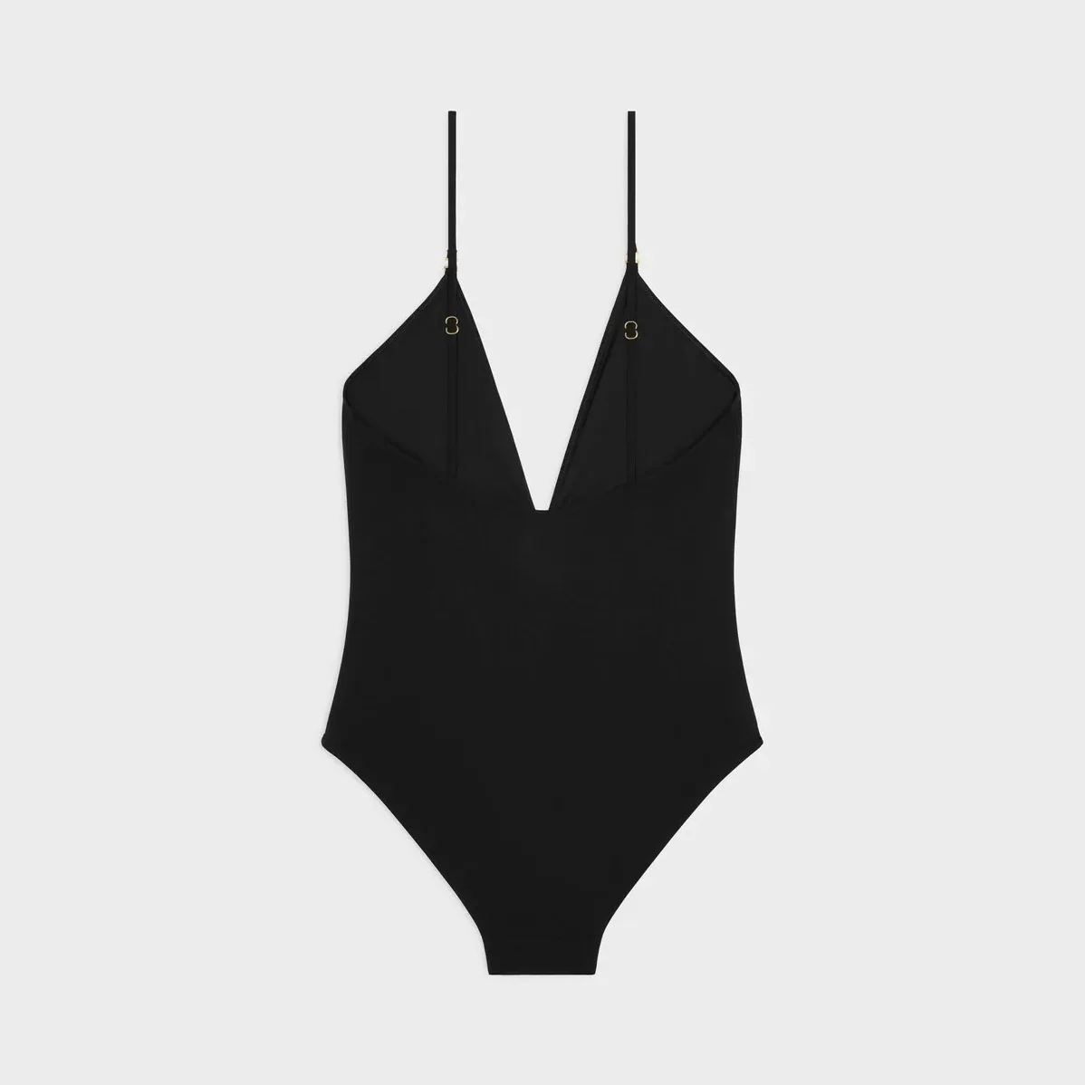 Celine Gathered Swimsuit Black .38NO