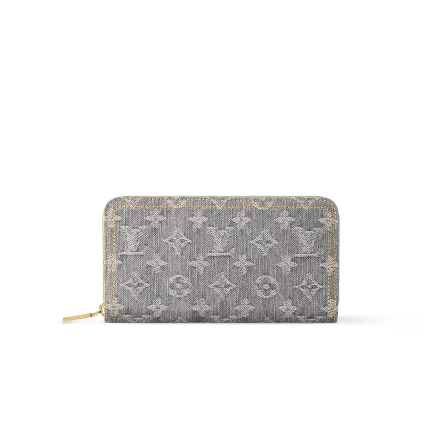 Louis Vuitton Zippy Wallet Washed Gray /