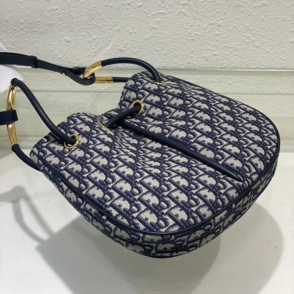Dior Medium Dior Nolita Bag Blue Dior Oblique Jacquard for Women