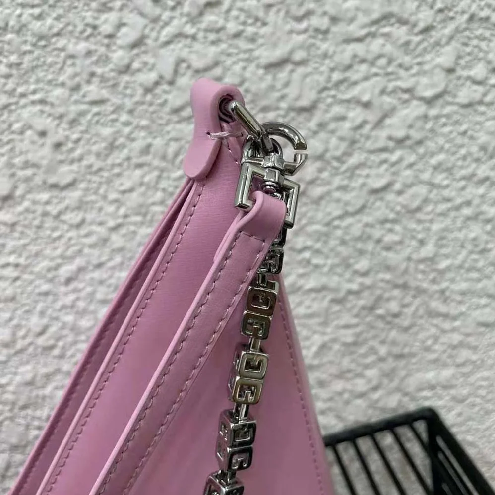 Givenchy Small Cut Out Bag in Box Leather with Chain for Women in Pink