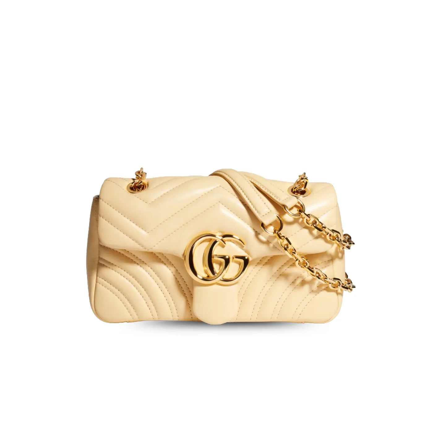 Gucci Marmont Small Shoulder Bag in Light Yellow Gold Hardware Gucci Marmont Small Shoulder Bag in Light Yellow Gold Hardware