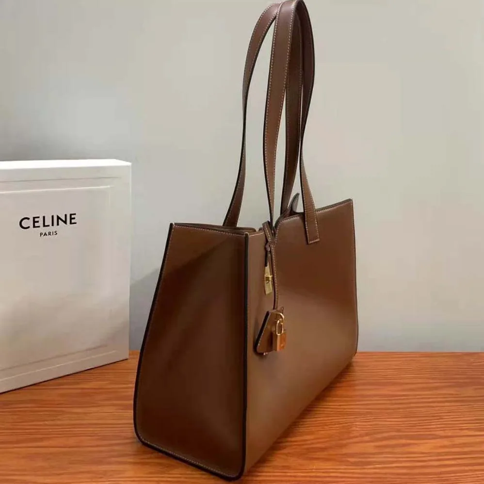 Celine Cabas 16 in Smooth Calfskin for Women in Tan