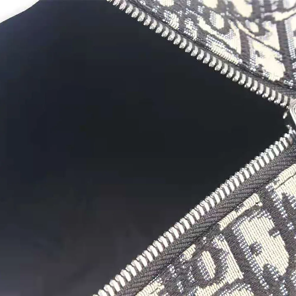 Dior Beige and Black Dior Oblique Jacquard Roller Messenger Bag for Men Dior Beige and Black Dior Oblique Jacquard Roller Messenger Bag for Men