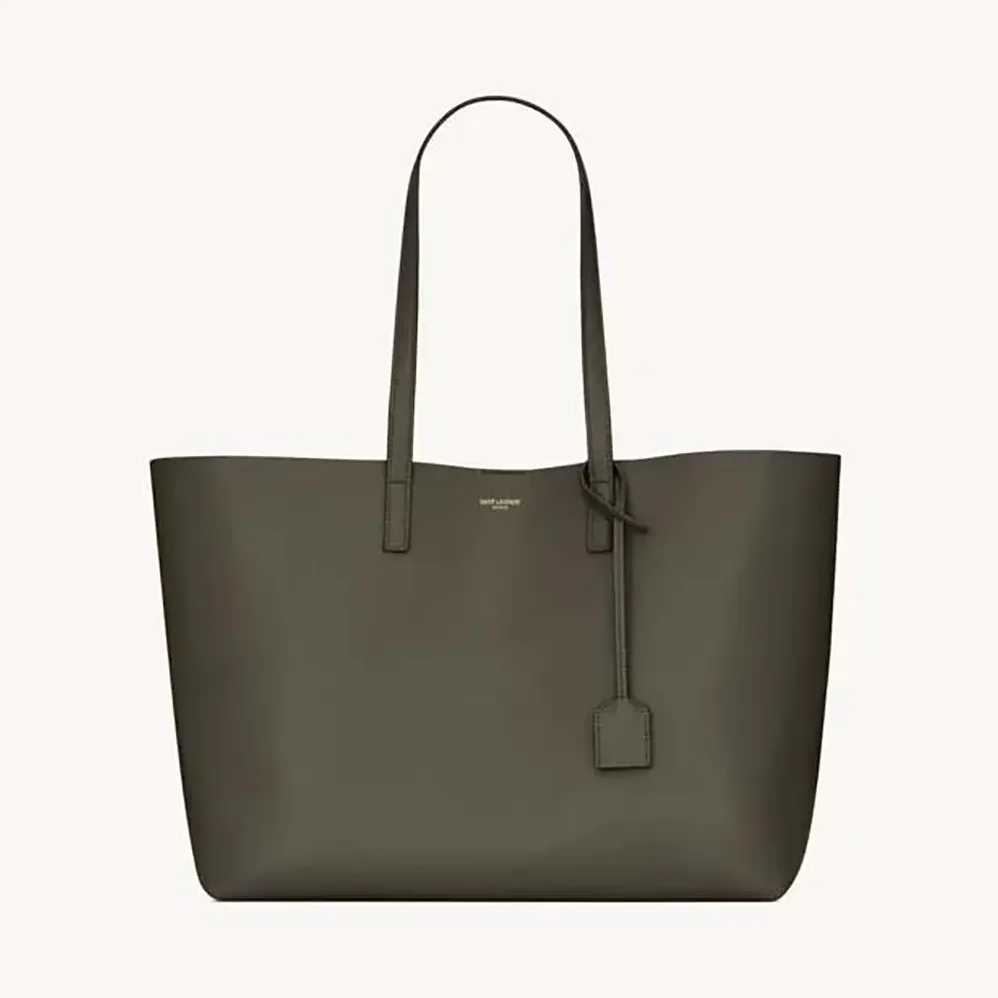 Saint Laurent YSL Shopping Saint Laurent in Leather for Women in Gray Saint Laurent YSL Shopping Saint Laurent in Leather for Women in Gray