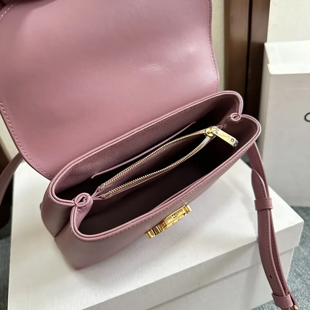 Celine Teen Nino Bag in Smooth Satinated Calfskin for Women in Rose