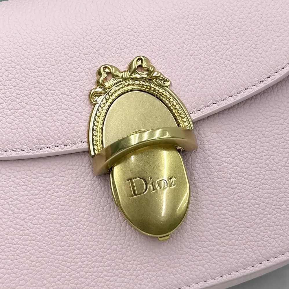 Dior Small Dior Médaillon Flap Bag Rose Tendre Grained Calfskin for Women Dior Small Dior Médaillon Flap Bag Rose Tendre Grained Calfskin for Women