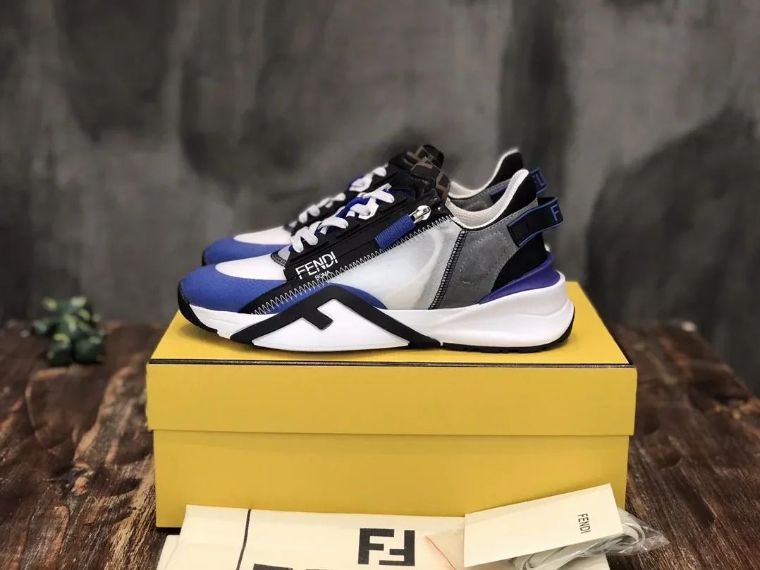 Fendi Flow Sneakers Blue 7E1453 Fendi Flow Sneakers Blue 7E1453