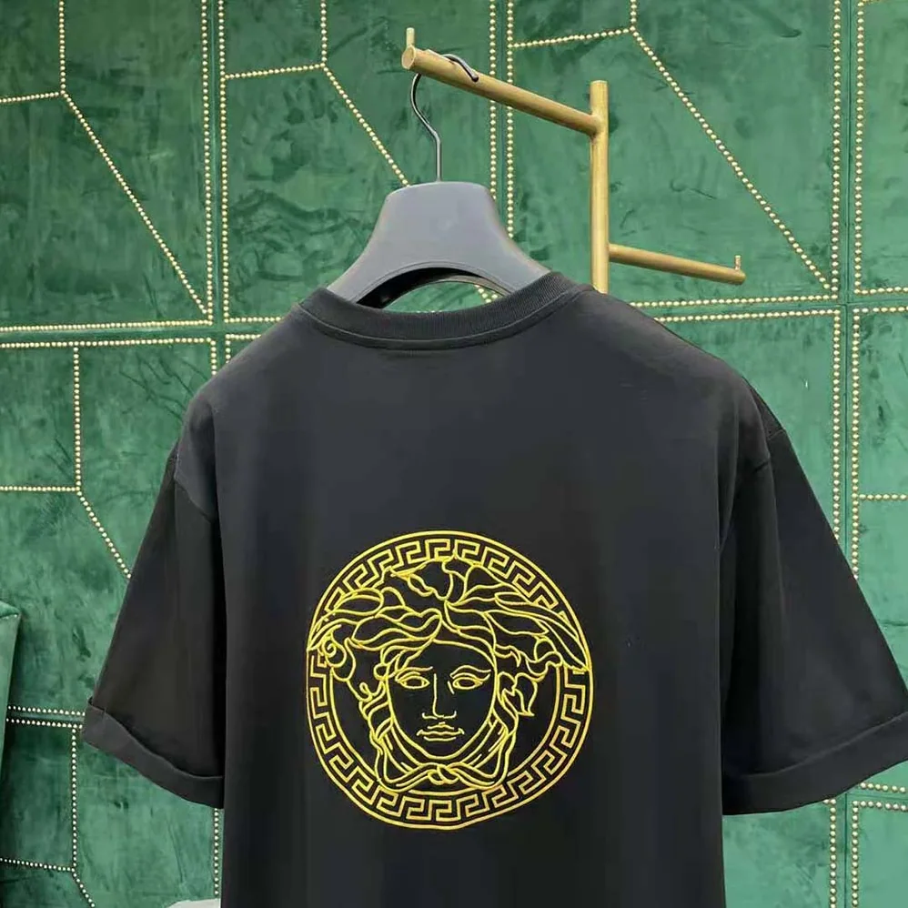 Fendi Fendace Logo Black Jersey T for Men in shirt Fendi Fendace Logo Black Jersey T for Men in shirt