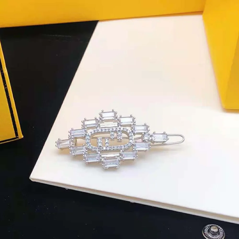 Fendi O'Lock Brooch Silver Coloured for Women