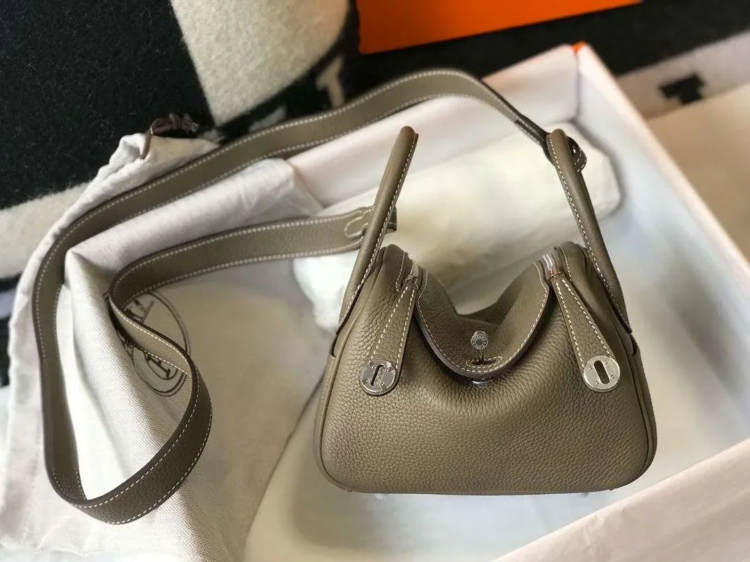 Hermes Lindy Mini Bag Brown Hermes Lindy Mini Bag Brown