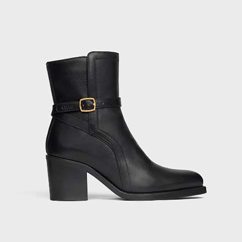 Celine Condé Jodhpur Boot in Calfskin for Women in Black Celine Condé Jodhpur Boot in Calfskin for Women in Black