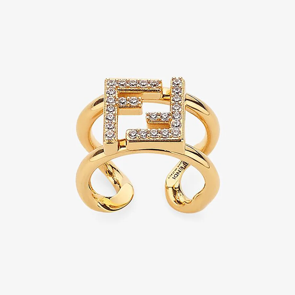 Fendi FF Gold for Women in Colored Ring Fendi FF Gold for Women in Colored Ring