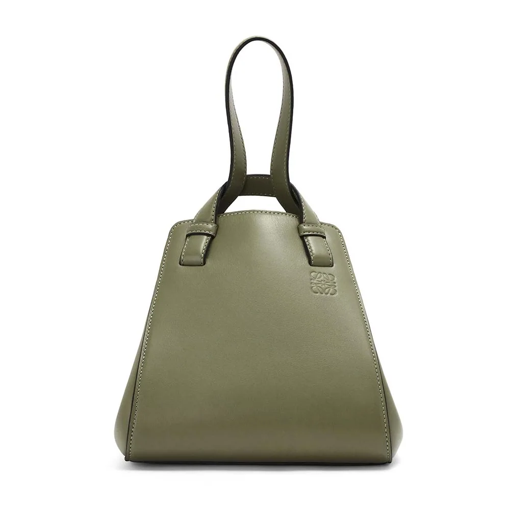 Loewe Hammock Nugget Bag in Nappa Calfskin for Women in Green Loewe Hammock Nugget Bag in Nappa Calfskin for Women in Green