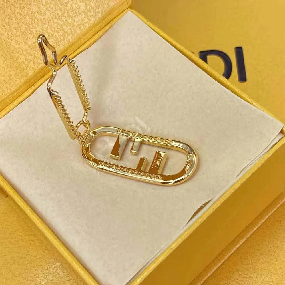 Fendi Hair Clip with Fendi O'Lock Motif for Women