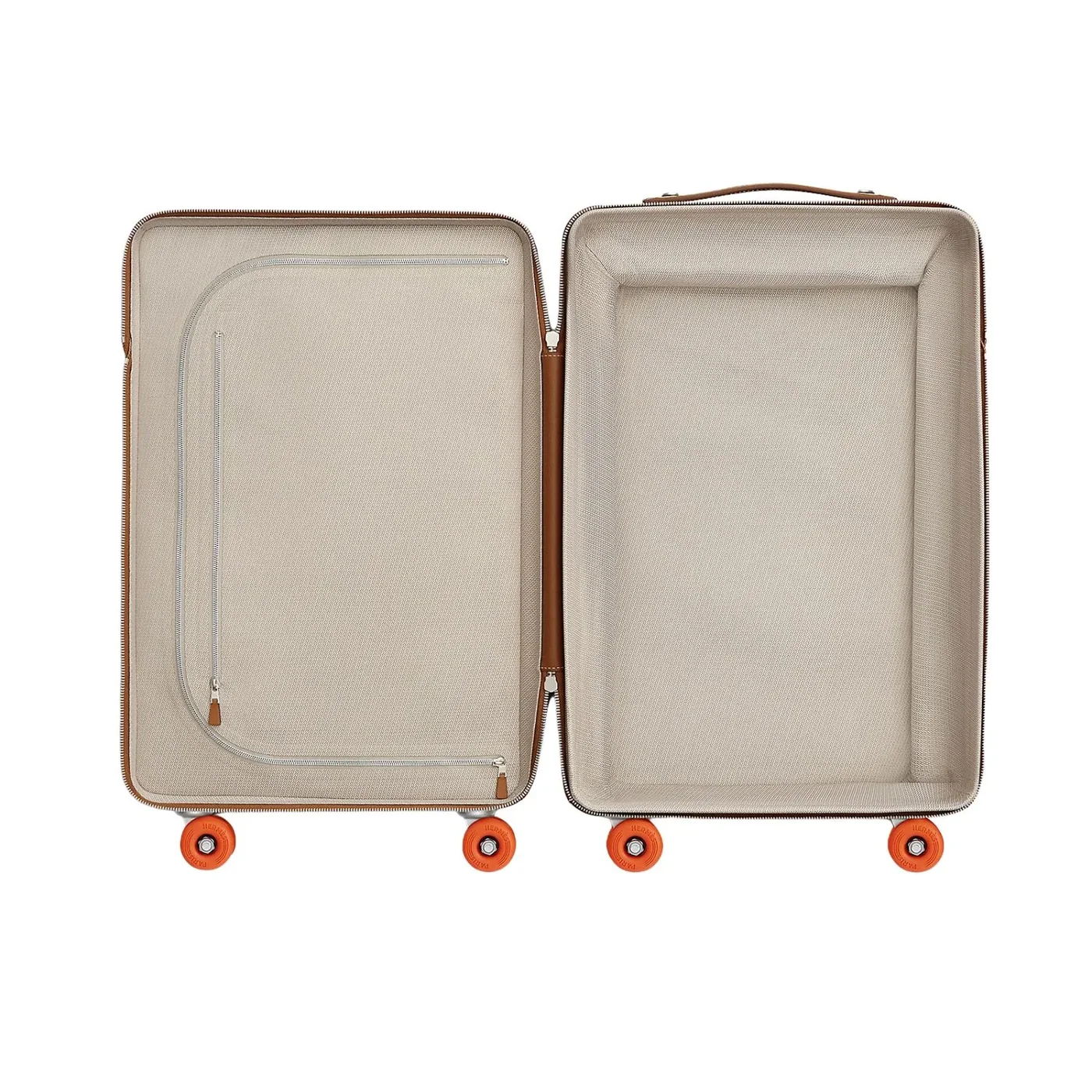 Hermes R.M.S Cabin Suitcase Beige in Orange /